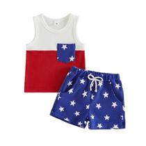 Conjunto de roupas Kupretty Toddler Baby Boy de 4 de julho Conjunto de roupas Kupretty Toddler Baby Boy de 4 de julho