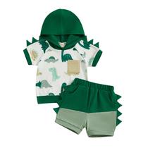 Conjunto de roupas LIOMENGZI Toddler Baby Boys Dinosaur Print 18-24M