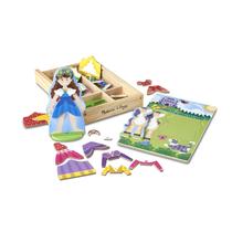 Conjunto de roupas magnéticas Melissa & Doug Princess & Horse 35 unidades Conjunto de roupas magnéticas Melissa & Doug Princess & Horse 35 unidades