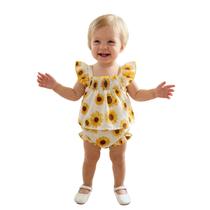 Conjunto de roupas Mialoley Baby Girl Strawberry Dress 6-12 meses