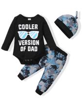 Conjunto de roupas NZRVAWS Baby Boy 3 peças, macacão de manga comprida 6-12 m Conjunto de roupas NZRVAWS Baby Boy 3 peças, macacão de manga comprida 6-12 m