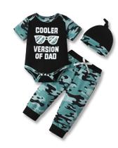 Conjunto de roupas NZRVAWS para bebês recém-nascidos de 3 a 6 meses com macacão e chapéu