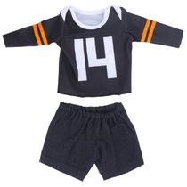 Conjunto de roupas para a camiseta Reborn Baby Doll Zerodis de 18 polegadas Conjunto de roupas para a camiseta Reborn Baby Doll Zerodis de 18 polegadas