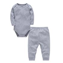 Conjunto De Roupas Para Bebê 100% Algodão, Macacão, Calças, Body, Leggings Em Branco, Roupas Para