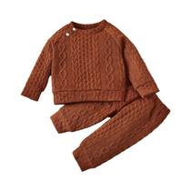 Conjunto De Roupas Para Bebê Menina Ou Menino Com 7 Cores, Camisa De Manga Longa E Calças, 2 Peças,