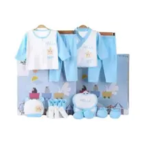 Conjunto De Roupas Para Bebê Recém-Nascido 18 Peças 100% Algodão Roupas Macias Para Menino E Menina