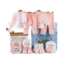 Conjunto De Roupas Para Bebê Recém-Nascido 18 Peças 100% Algodão Roupas Macias Para Menino E Menina