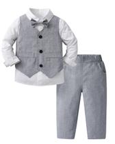 Conjunto de Roupas para Bebê - Traje de Gentleman para Casamento (18-24 Meses)