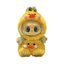 Conjunto De Roupas Para Boneca De Pelúcia Kawaii Labubu De 17cm, Mini Suéter De Dinossauro E Saia,