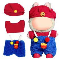 Conjunto de roupas para boneca Labubu, estojo AI de 17 cm para meninos e meninas Conjunto de roupas para boneca Labubu, estojo AI de 17 cm para meninos e meninas