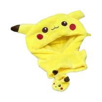 Conjunto De Roupas Para Boneca Mini Plush Pikachu, Acessórios De Boneca De Vinil Cartoon Labubu Kpop