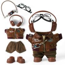 Conjunto de Roupas para Boneca WONDOLL 17cm Estilo Retrô com 6 Peças Conjunto de Roupas para Boneca WONDOLL 17cm Estilo Retrô com 6 Peças