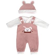 Conjunto de roupas para bonecas AISITE Bunny Jumpsuit Top Hat para 35-40 cm Conjunto de roupas para bonecas AISITE Bunny Jumpsuit Top Hat para 35-40 cm