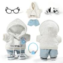 Conjunto de roupas para bonecas ARTST, 17 cm, boneca, estilo casual, 6 peças Conjunto de roupas para bonecas ARTST, 17 cm, boneca, estilo casual, 6 peças