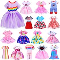 Conjunto de roupas para bonecas Hungdao, 16 peças para bonecas meninas e meninos de 6 polegadas