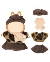 Conjunto de roupas para bonecas Labubu de 17 cm com acessórios (sem boneca)