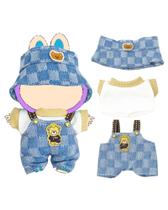 Conjunto de roupas para bonecas Labubu de 17 cm com acessórios (sem boneca)