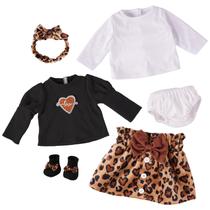 Conjunto de Roupas para Bonecas Reborn BABESIDE com 5 Peças para Bonecas de 43 a 56 cm