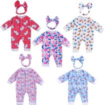 Conjunto de roupas para bonecas Reborn Baby Dolls BABESIDE 43-56 cm com 10 unidades Conjunto de roupas para bonecas Reborn Baby Dolls BABESIDE 43-56 cm com 10 unidades