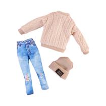 Conjunto De Roupas Para Bonecas, Roupas De Inverno, Suéteres, Chapéus, Calças, Acessórios De Moda