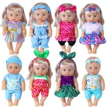 Conjunto de roupas para bonecas WONDOLL, presente de Natal para bonecas de 8 a 10 polegadas Conjunto de roupas para bonecas WONDOLL, presente de Natal para bonecas de 8 a 10 polegadas