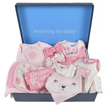 Conjunto de roupas para presentes Gerber Baby Pink de 3 a 6 meses, 14 peças
