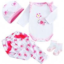 Conjunto de roupas para Reborn Baby Doll 43-60 cm MAIHAO Cute Little Elephant Conjunto de roupas para Reborn Baby Doll 43-60 cm MAIHAO Cute Little Elephant