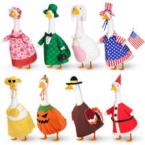 Conjunto de roupas Porch Goose FuWeave 8 Holiday para ganso de 58 cm Conjunto de roupas Porch Goose FuWeave 8 Holiday para ganso de 58 cm