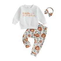 Conjunto de roupas PUHHAPIEY Baby Girl Winter Pumpkin Outfit 18-24M