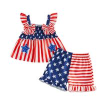 Conjunto de roupas PUHHAPIEY Toddler Baby Girls, roupa de 4 de julho Conjunto de roupas PUHHAPIEY Toddler Baby Girls, roupa de 4 de julho