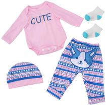 Conjunto de Roupas Reborn BABESIDE para Bebês de 43 a 56cm Conjunto de Roupas Reborn BABESIDE para Bebês de 43 a 56cm