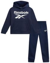 Conjunto de roupas Reebok Baby Boys, 2 peças, moletom e tênis de corrida, tamanho 5 Conjunto de roupas Reebok Baby Boys, 2 peças, moletom e tênis de corrida, tamanho 5