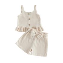 Conjunto de roupas Rourufy Toddler Baby Girl, camiseta de 6 a 12 m Conjunto de roupas Rourufy Toddler Baby Girl, camiseta de 6 a 12 m