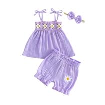 Conjunto de roupas Rourufy Toddler Girl Floral Dress com shorts 6-18M Conjunto de roupas Rourufy Toddler Girl Floral Dress com shorts 6-18M