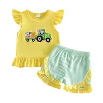 Conjunto de roupas RSRZRCJ Toddler Baby Girl Summer 12-18 meses Conjunto de roupas RSRZRCJ Toddler Baby Girl Summer 12-18 meses