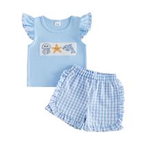 Conjunto de roupas RSRZRCJ Toddler Baby Girl Summer 12-18 meses Conjunto de roupas RSRZRCJ Toddler Baby Girl Summer 12-18 meses