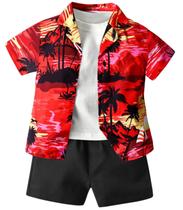 Conjunto de roupas SANGTREE: camisa havaiana para meninos e shorts de 8 a 9 anos Conjunto de roupas SANGTREE: camisa havaiana para meninos e shorts de 8 a 9 anos