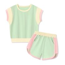 Conjunto de roupas SANMIO Summer para meninas 6-7T verdes