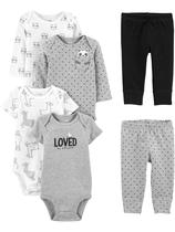 Conjunto de roupas Simple Joys by Carter's de 6 peças de 0 a 3 meses