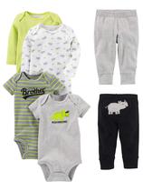 Conjunto de roupas Simple Joys by Carter's Sleepwear Baby Boy 0-3M