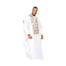 Conjunto De Roupas Tradicionais Africanas Masculinas Em 3 Peças Com Camisa De Manga Longa E Design