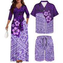 Conjunto de roupas tribais para casais polinésios de Cjfognsoa