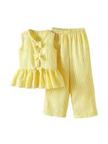 Conjunto de roupas Verdusa para meninas de verão de 2 peças para 7 anos Conjunto de roupas Verdusa para meninas de verão de 2 peças para 7 anos