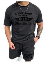 Conjunto de roupas WDIRARA, camiseta masculina de manga curta e shorts de 2 peças Conjunto de roupas WDIRARA, camiseta masculina de manga curta e shorts de 2 peças