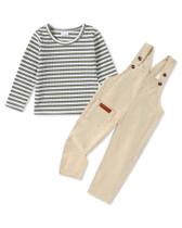 Conjunto de roupas WESIDOM Toddler Boy, macacão de outono e inverno 2-3T cáqui Conjunto de roupas WESIDOM Toddler Boy, macacão de outono e inverno 2-3T cáqui