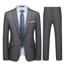 Conjunto de roupas WULFUL, blazer masculino Slim Fit One Button