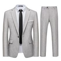 Conjunto de roupas WULFUL, blazer masculino Slim Fit One Button