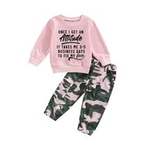 Conjunto de roupas WZTYYDS para meninas de 1 a 6 anos, outono-inverno