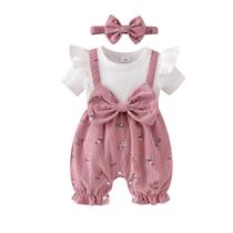 Conjunto de roupas YINGISFITM Newborn Baby Girl Summer 3-6 meses Conjunto de roupas YINGISFITM Newborn Baby Girl Summer 3-6 meses
