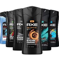 Conjunto de sabonete corporal AXE Men 3 em 1 para lavagem corporal, facial e capilar 250 ml x6